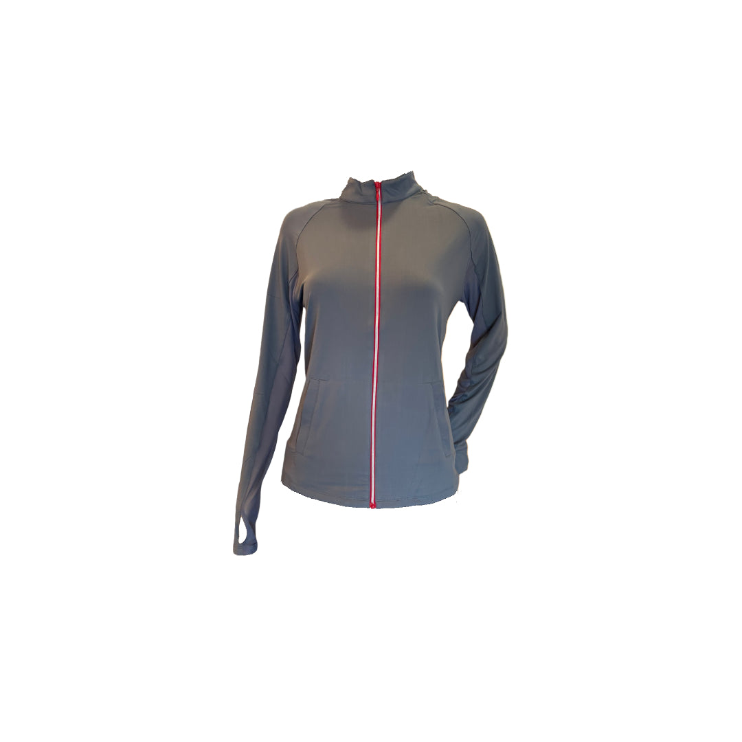 Lady's long sleeve top - full zip