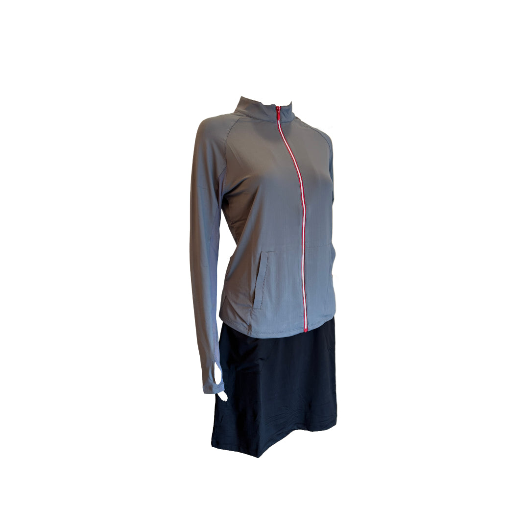 Lady's long sleeve top - full zip