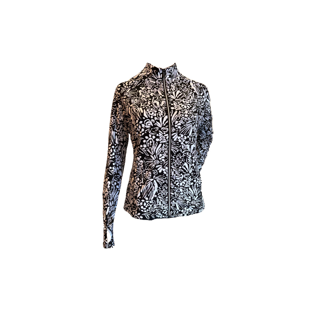 Lady's long sleeve top - full zip