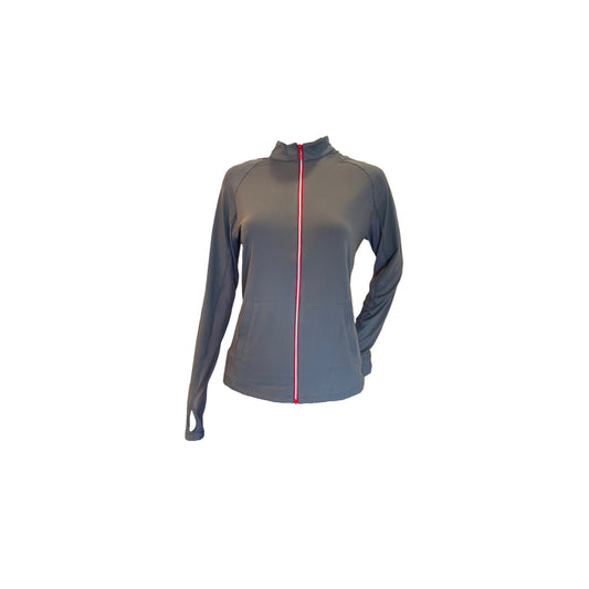 Lady's long sleeve top - full zip