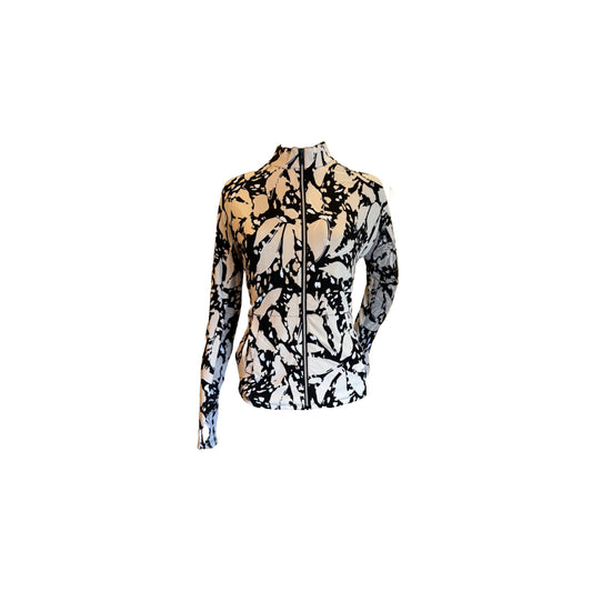 Lady's long sleeve top - full zip